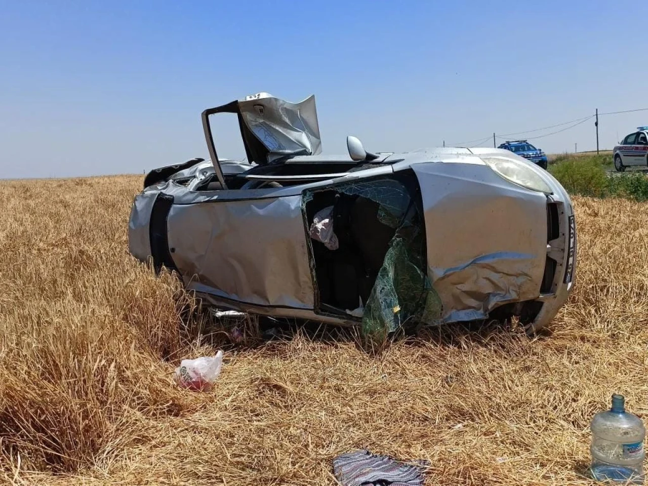 Alpu'da Şrampolden Tarlaya Uçan Araç Kazası: 3 Yaralı